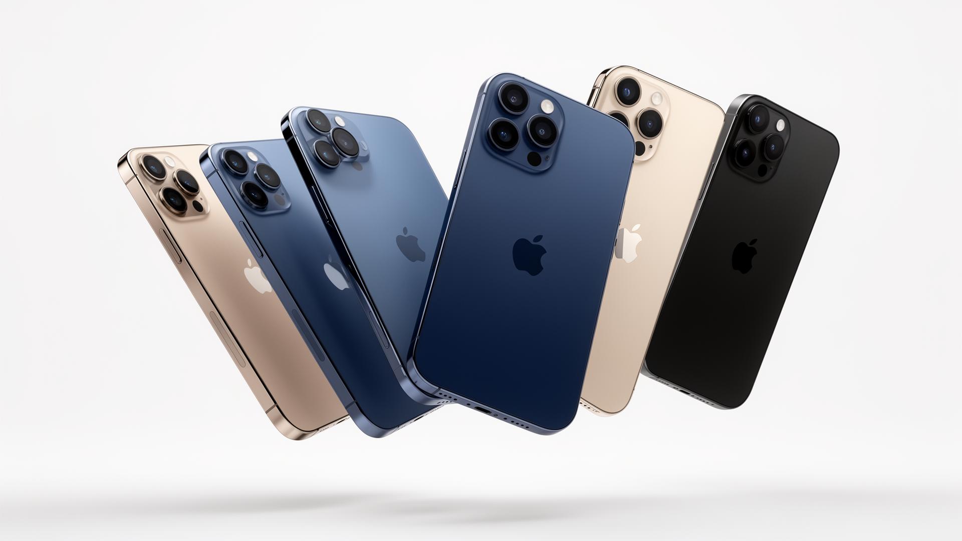 Variedad de iPhones premium